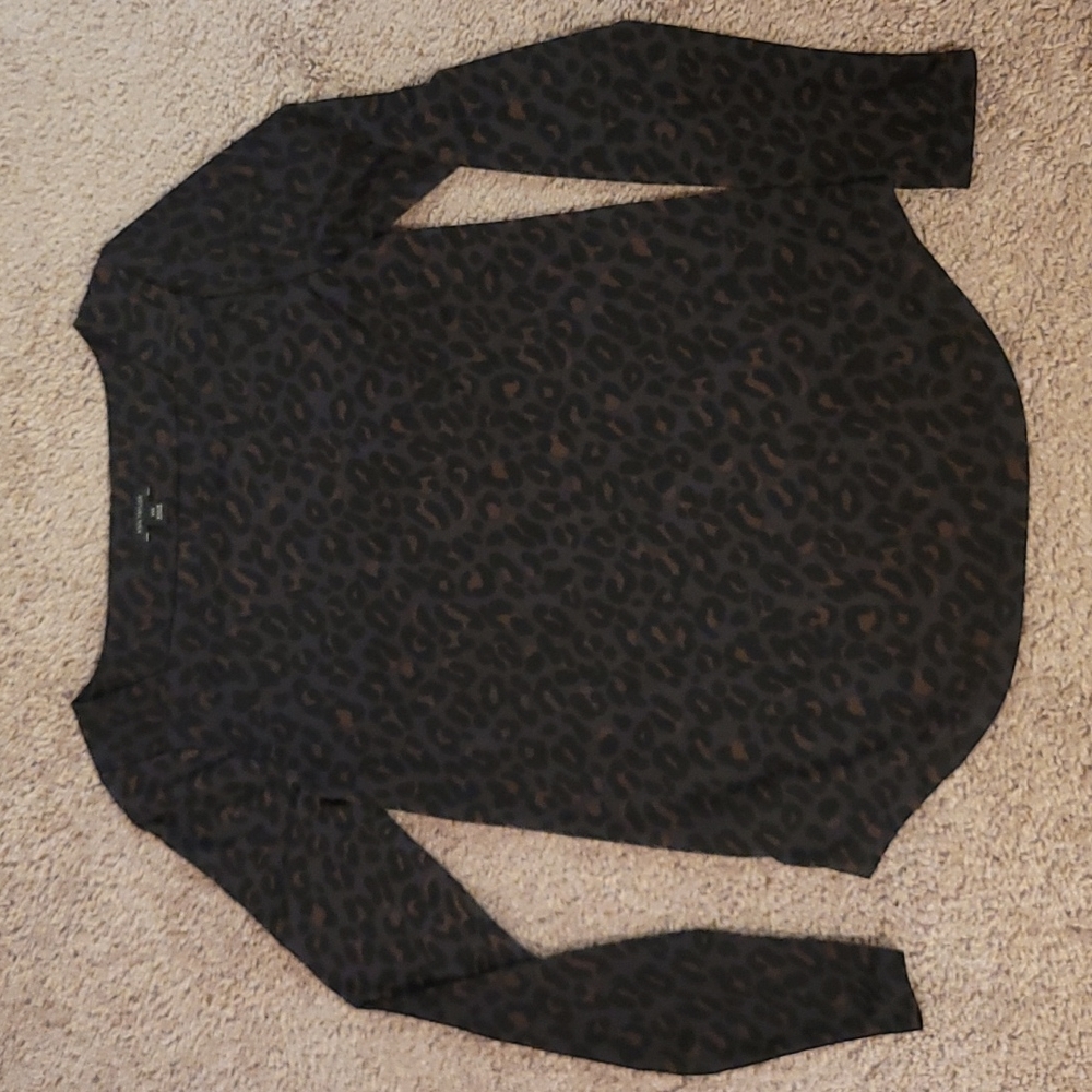 Animal print top